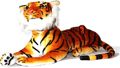 

AJRO SOFT TOY OLD TIGER - 50 cm(BROWN & BLACK)