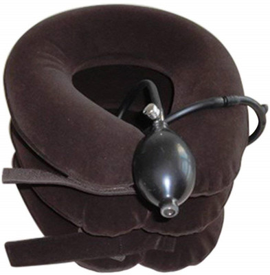 

Triangle Ant Tractor For Cervical Spine Portable Neck Three Layers Excerciser Neck Support (, Brown