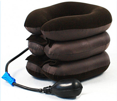 

Triangle Ant Tractor For Cervical Spine Portable Neck Three Layers Excerciser Neck Support (, Brown