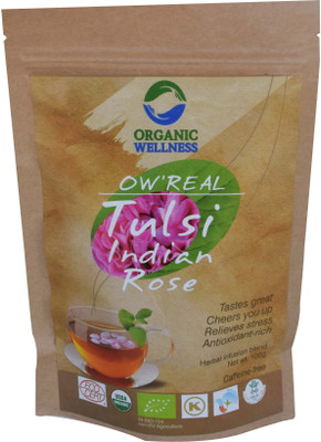 

Organic Wellness OW'Real Tulsi Indian Rose Rose Herbal Infusion(100 g, Pouch)
