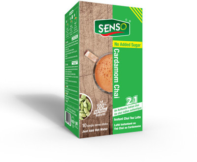 

SENSO CARDAMOM TEA PREMIX NO ADDED SUGAR ( 10 SACHETS OF 8 GRAMS EACH) Cardamom Instant Tea(8 g, Box)
