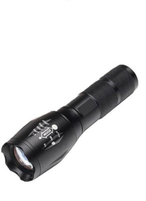 Care 4 XLM -6 (5 MODES) Waterproof Zoomable Long Range Focus Flashlight (Rechargeable) Torch Torch(Black, 14, Rechargeable)