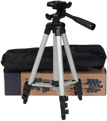 

CRAZY FIT Tripod 3110 3-Way Head, Built in Level, Aluminium Legs, Quick Lever Lock Mini Tripod for phone and camera (Multicolor) Tripod(Multicolor, Supports Up to 3000)
