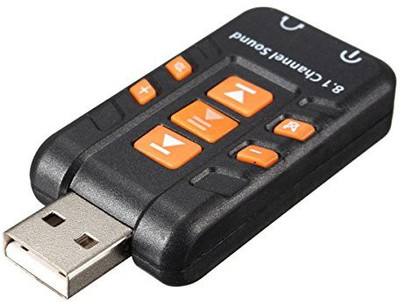 

Technuv 8.1 Channel Sound Card USB Adapter(Black)
