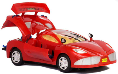 

Bluwings Kids Battery Operated Bump and Go Antiterrorism Car Toy(Min. Age 3yrs)(Red)