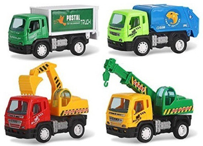 

Bluwings Children's Building Construction Toy Set of 4 toys(Min.Age 3 years)(Multicolor)