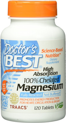 

Doctor's Best High Absorption Magnesium 120 Tablets(120 No)