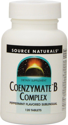 

Source Naturals Coenzymate' B Complex Sublingual Peppermint - 120 Tablets(120 No)
