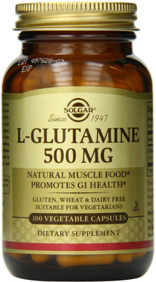 

Solgar L-Glutamine - 500 mg - 100 Vegetable Capsules(100 No)