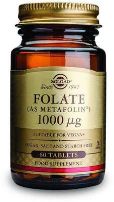 Solgar Folate As Metafolin 1000 mcg 60 Tablets(60 No)
