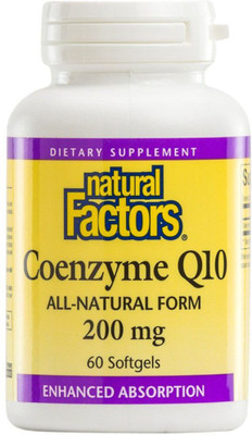 

Natural Factors Coenzyme Q10 200 mg 60 Softgels(60 No)