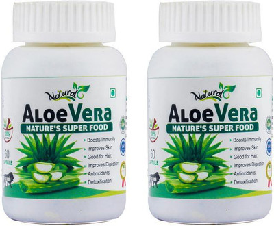 

natural Aloevera pack of 2(500 mg)