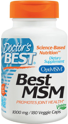 

Doctor's Best MSM - 1000 mg - 180 Veggie Caps(180 No)