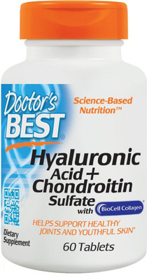 

Doctor's Best Hyaluronic Acid + Chondroitin Sulfate - 60 Tablets(60 No)