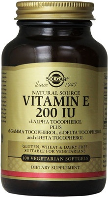 

Solgar Vitamin E - 200 IU - 100 Vegetarian Softgels(100 No)