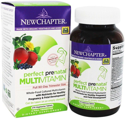 

New Chapter Perfect Prenatal Multivitamin 270 Tablets(270 No)