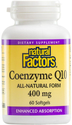 

Natural Factors Coenzyme Q10 - 400 mg - 60 Softgels(60 No)