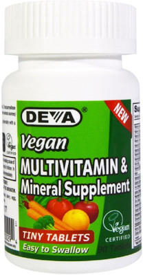 

Deva Deva, Vegan, Multivitamin & Mineral Supplement, Tiny Tablets, 90 Tablets(90 No)