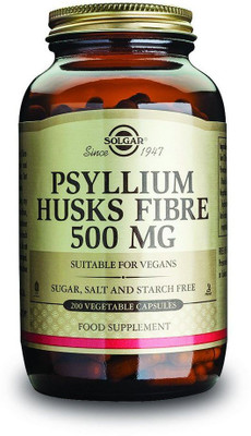 

Solgar Psyllium Husks Fiber 500 mg 200 Vegetable Capsules(200 No)