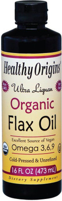 

Healthy Origins Ultra Lignan Organic Flax Oil 16 fl oz (473 ml)(473 ml)