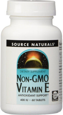

Source Naturals Non-GMO Vitamin E - 400 IU - 60 Tablets(60 No)