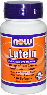 

Now Foods Lutein - 10 mg - 120 Softgels(120 No)