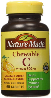 

Nature Made Chewable Vitamin C 500 mg 60 Tablets(60 No)