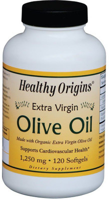 

Healthy Origins Extra Virgin Olive Oil 1250 mg 120 Softgels(120 No)