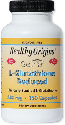 

Healthy Origins Setria L-Glutathione Reduced 250 mg 150 Capsules(150 No)