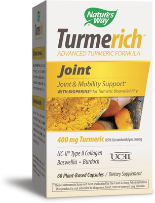 

Nature's Way Turmerich Joint 400 mg 60 Plant-Based Capsules(60 No)