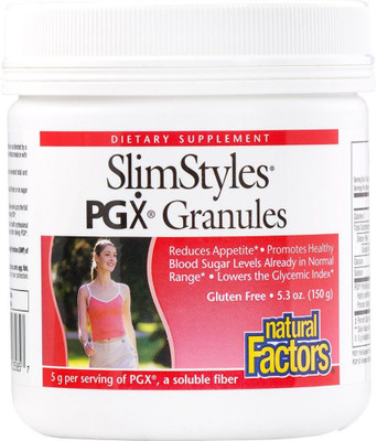 

Natural Factors SlimStyles PGX Granules Unflavored 5.3 oz (150 g)(150 g)