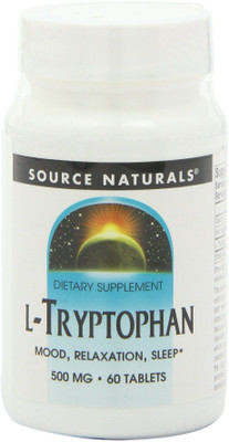 

Source Naturals L-Tryptophan 500 mg 60 Tablets(60 No)