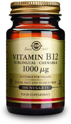 

Solgar Vitamin B12 - 500 mcg - 250 Vegetable Capsules(250 No)