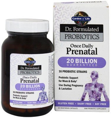 

Garden Of Life Dr. Formulated Probiotics Once Daily Prenatal 30 Veggie Caps (Ice)(30 No)