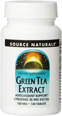 

Source Naturals Green Tea Extract - 100 mg - 120 Tablets(120 No)