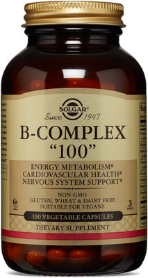 

Solgar B-Complex 100 - 100 Vegetable Capsules(100 No)