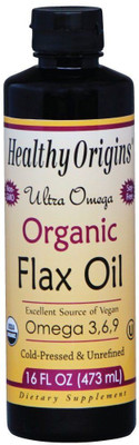 

Healthy Origins Ultra Omega Organic Flax Oil 16 fl oz (473 ml)(473 ml)