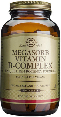 

Solgar Megasorb B-Complex "50" 250 Tablets(250 No)