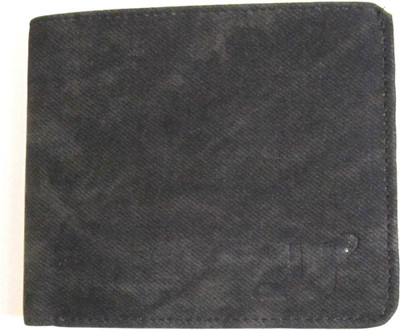 

JJ Men Black Artificial Leather Wallet(3 Card Slots)