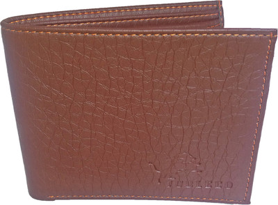 

jubleeo Men Brown Genuine Leather Wallet(4 Card Slots)