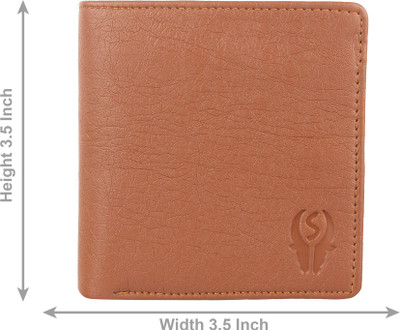 

SAMTROH Men Tan Artificial Leather Wallet(5 Card Slots)