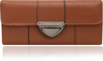 

Quickk Women Brown Artificial Leather Wallet(10 Card Slots)