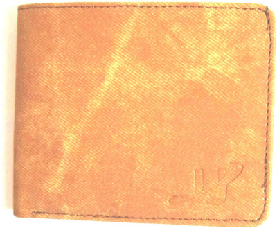 

JJ Men Tan Artificial Leather Wallet(3 Card Slots)
