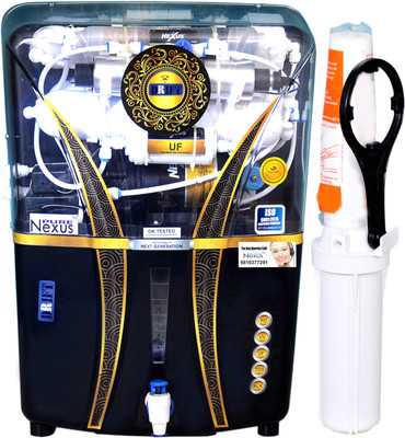 

NEXUS PURE DRIFT 2 ALKALINE 14 L RO + UV + UF + TDS Water Purifier(Black)