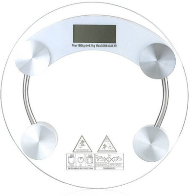 

CrackaDeal Personal Health Human Body Weight Machine 8mm Round Glass Weighing Scale(Multicolor)