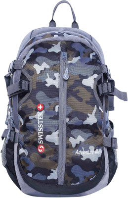

Swisstek Adventure Camouflage Rucksack backpack 40 L Laptop Backpack(Grey)