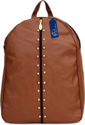 AL Amazing PU Leather tablet Backpack For Women (Brown) 3 L Backpack(Brown)