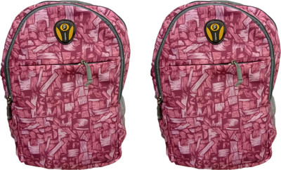 

Unique Collection College & School bag 20 L Backpack(Red), Red 06