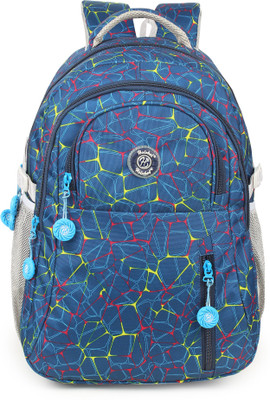 

Hot Shot Polyester Waterproof School-College-Tution-Gym Casual 30.0 L Standrad Size Backpack(Blue)