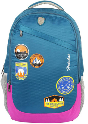 

Hot Shot Polyester School, Collage and Casual 35.0 L Standrad Size Backpack(Pink)